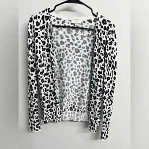 Loft Animal Print Cardigan - Size S